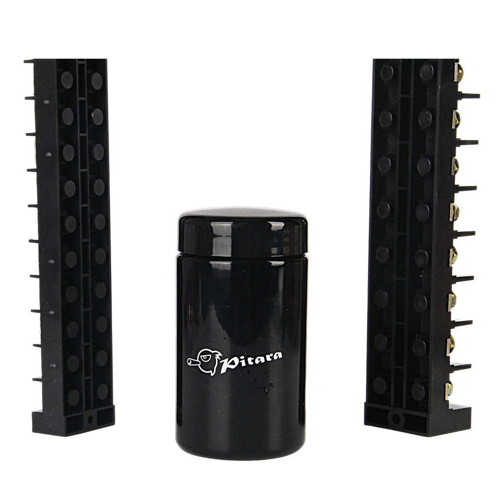 Glass Jars - BLACK - UV Protected - SMELL PROOF Air Tight Jar (Thin&Long Size) - Image 3