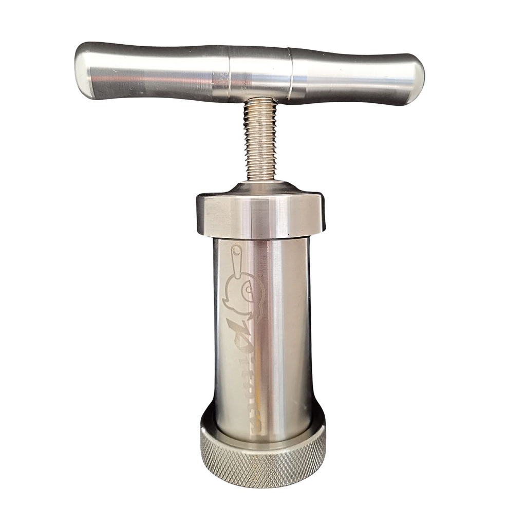 Stainless steel T-Press handle Tool - Premium Anodized Tincture Press (Medium)