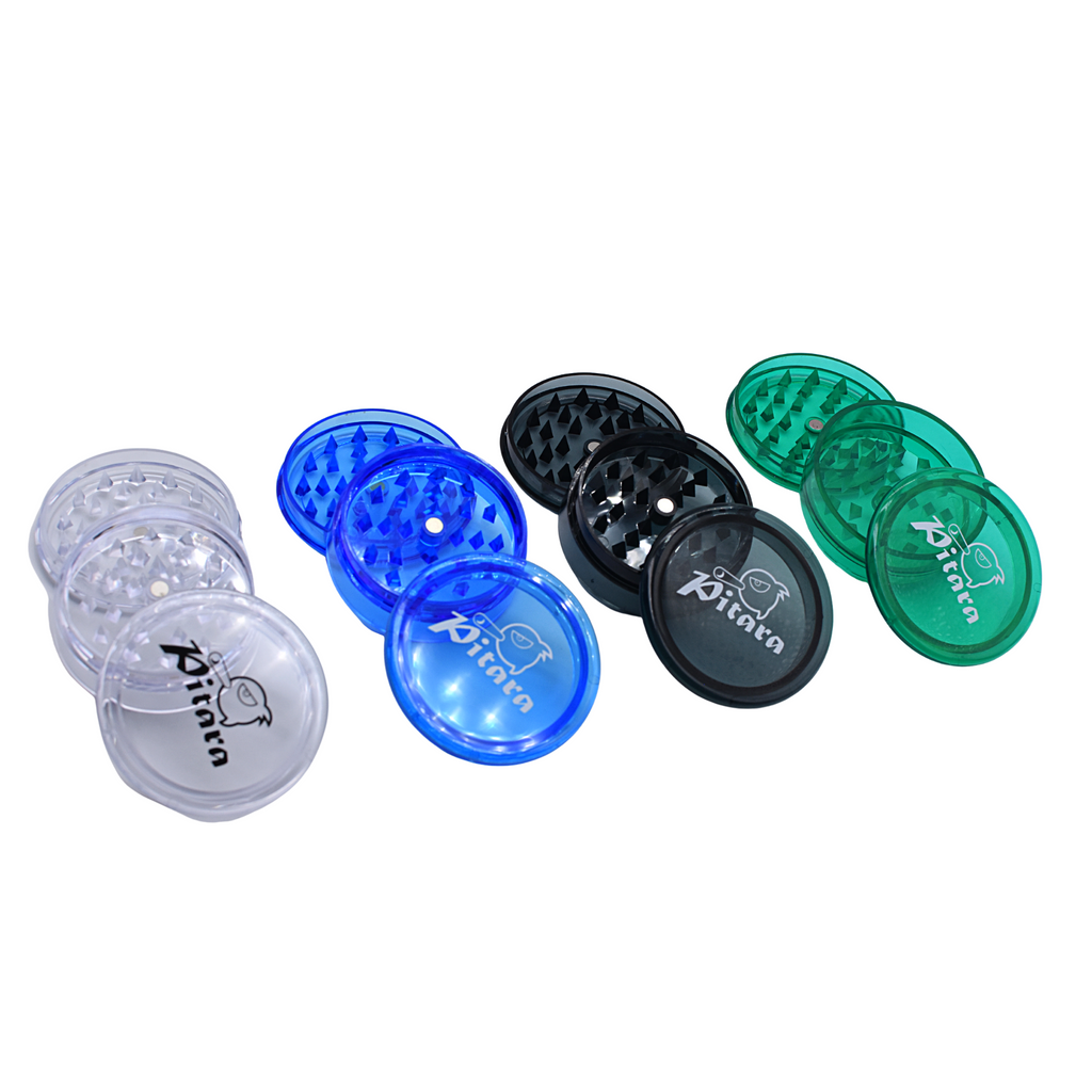 Herb Acrylic Grinder Display - 3 parts with a STASH - Image 2